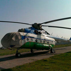 Helicóptero aeronave Mi-8T carga para venda em bom estado