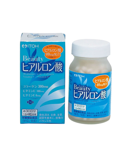 Низкомолекулярная Гиалуроновая кислота для поддержания красоты, коллаген с гиалуроновой кислотой и витамин С и Е, сделано в Японии