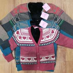 Meninas Cardigan-Padrões Mix & Cores