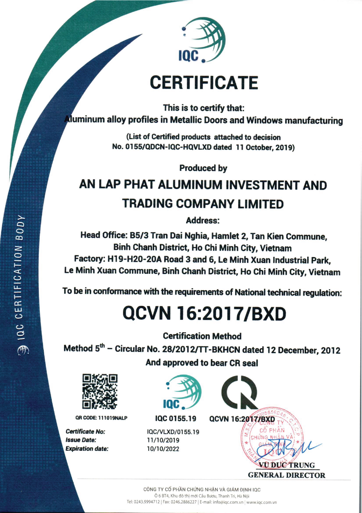 Cheap Aluminum alloy casement profiles doors