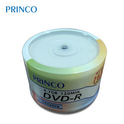 Venda quente em branco disco dvd-r printable PRINCO Original no Oriente médio e África