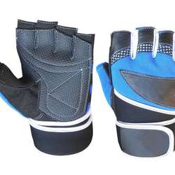 Custom Leather Weight Lifting Gloves Fitness Workout Gym Gloves