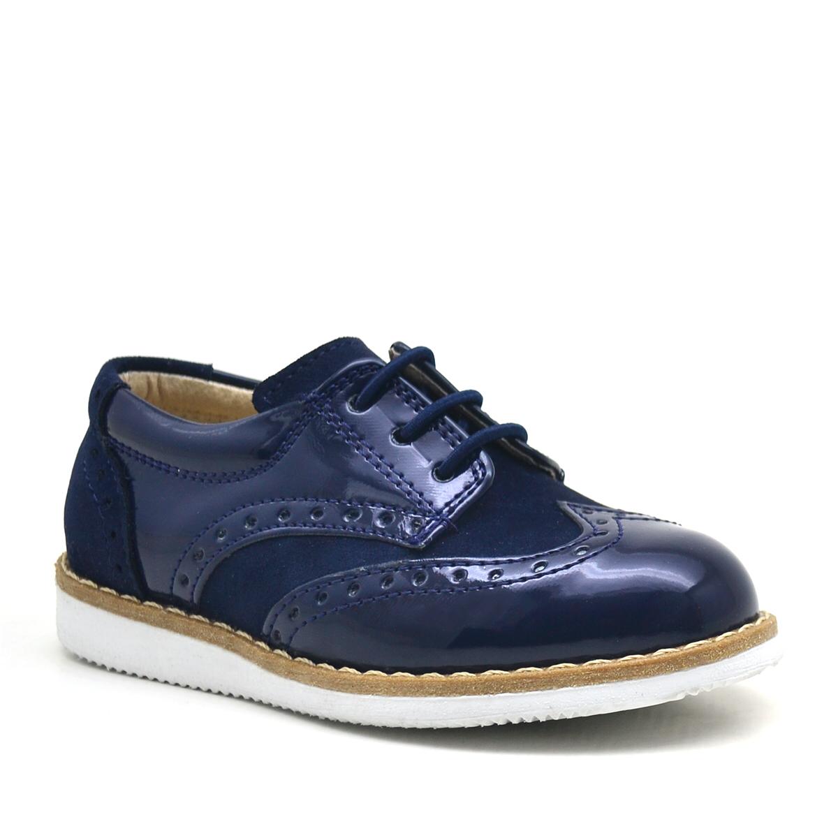 Темно-синие или черные Повседневные детские мокасины, детская обувь для свадьбы и вечеринки с белой подошвой