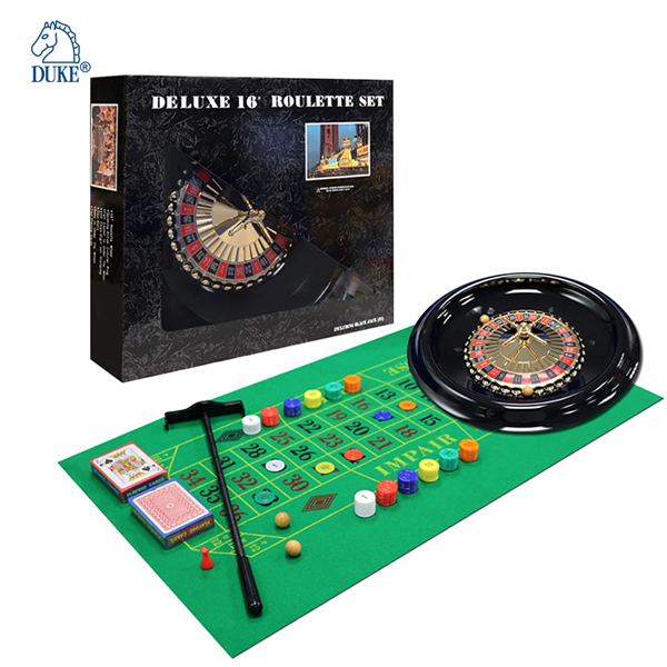 Роскошный пластиковый Игровой Набор для колесной рулетки, 16 дюймов