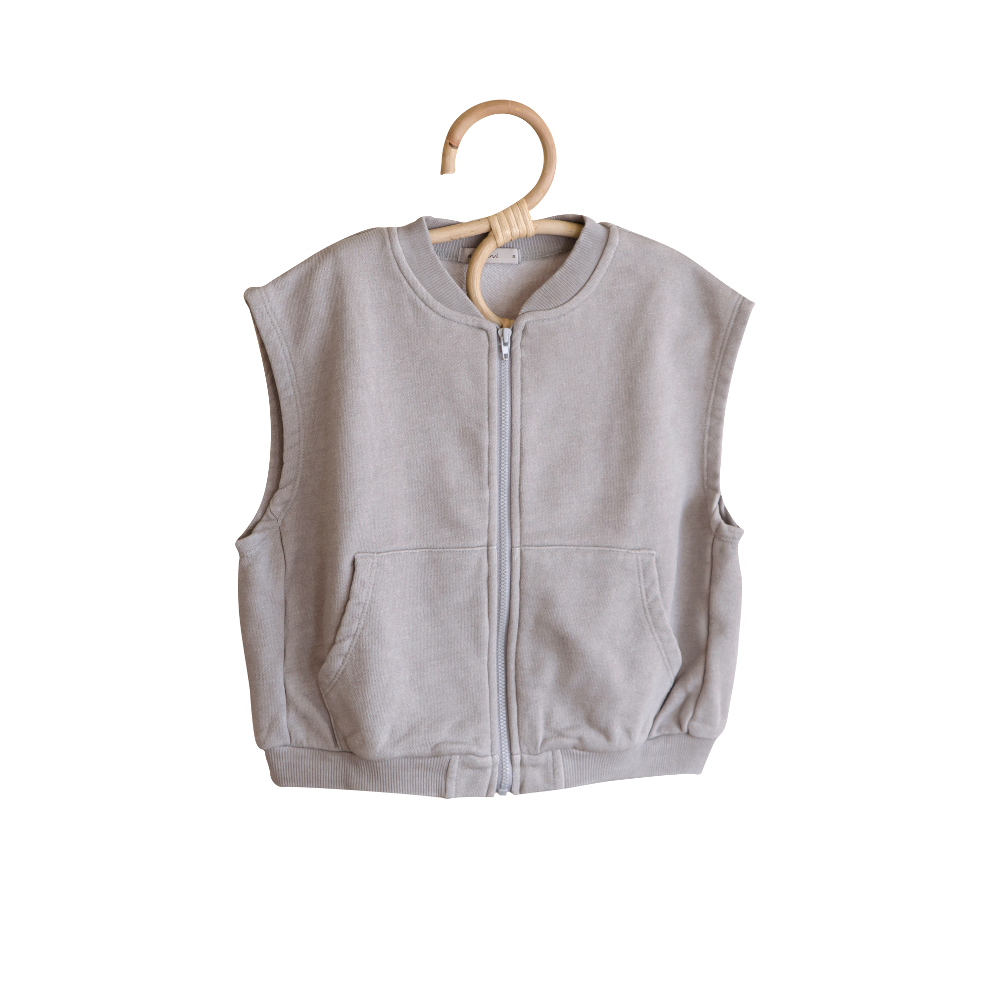 DE MARVI повседневные жилеты с карманами на молнии для девочек и мальчиков модная весенняя одежда высокого качества оптом Сделано в Корее