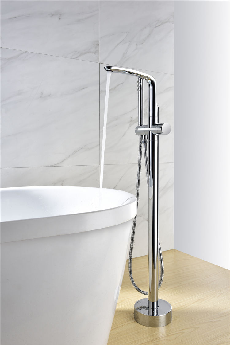 Bathtub Shower Mixer Tap Water With Faucet cUPC Install Upc Tub And Valve Big 1Hole Freestanding Head Bath Free Stand