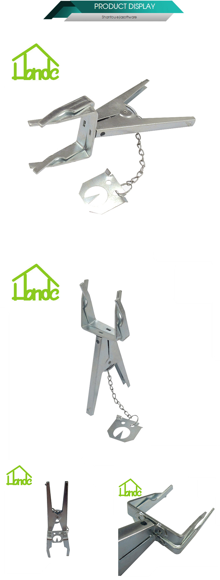 Galvanized Steel Scissor Mole Trap Easy Set Mole Eliminator Trap Reusable and Quick Capture for Lawn Garden