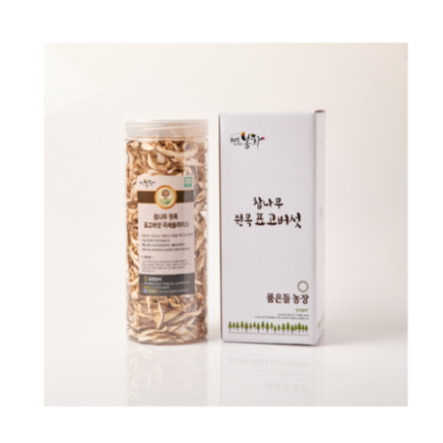 Корейский высушенный и тонкий нарезной концентрат с ароматом грибов shiitake, непестицидная пища