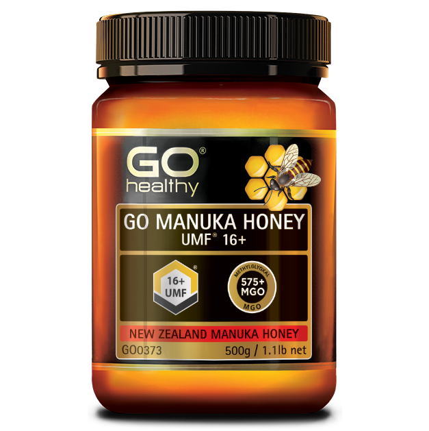 Мед мануки GO Healthy UMF 16 +/MGO 575 + 250 г/500 г-100% мед мануки из Новой Зеландии