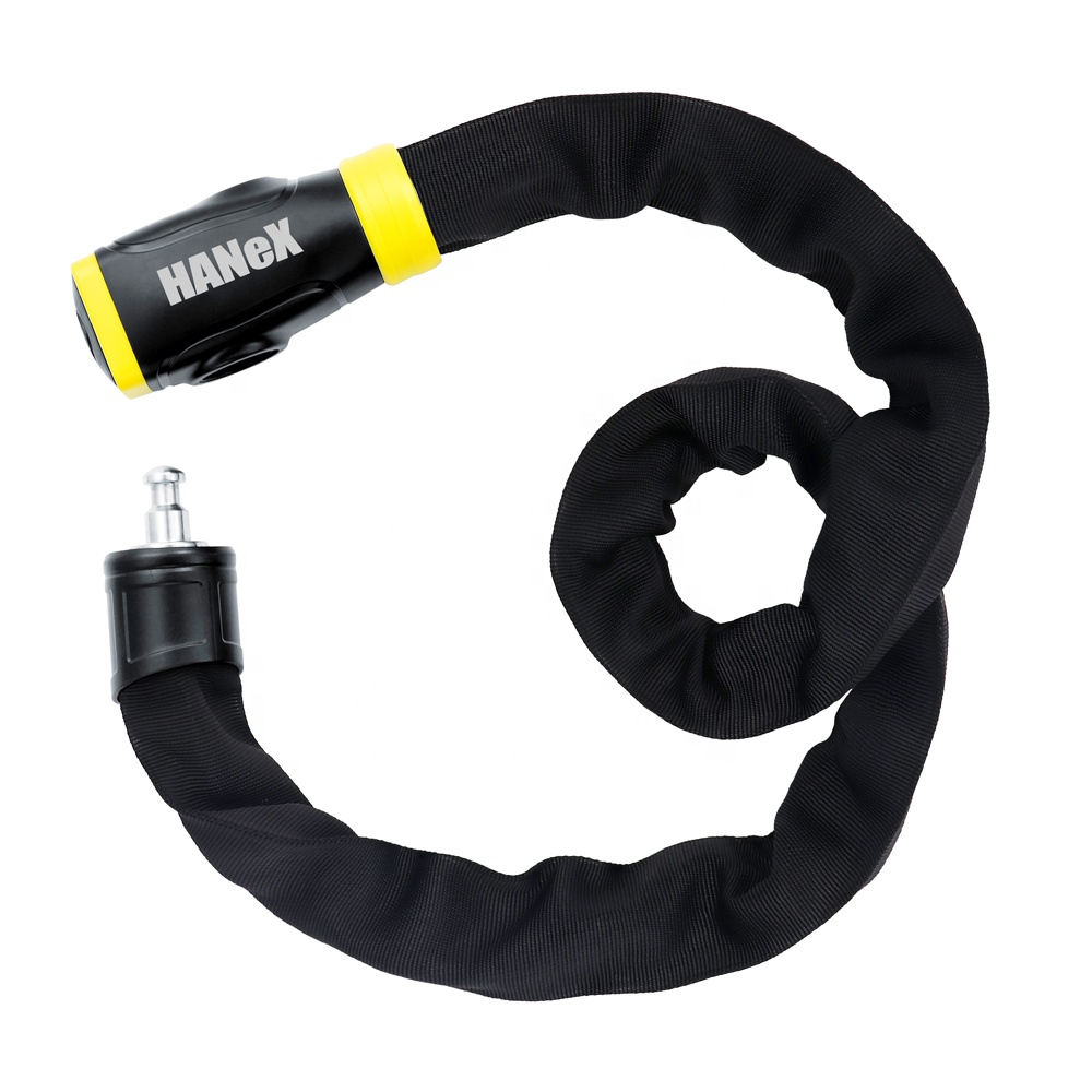 Замок-цепь сигнализации для мотоцикла и велосипеда, диаметр 8 мм, Длина 1200 мм, дБ