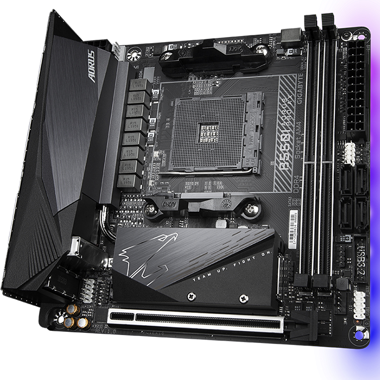B550I AORUS PRO AX ゲーミングマザーボード Amazon.com: GIGABYTE B550I AORUS PRO AX (AM4 AMD/B550/Mini