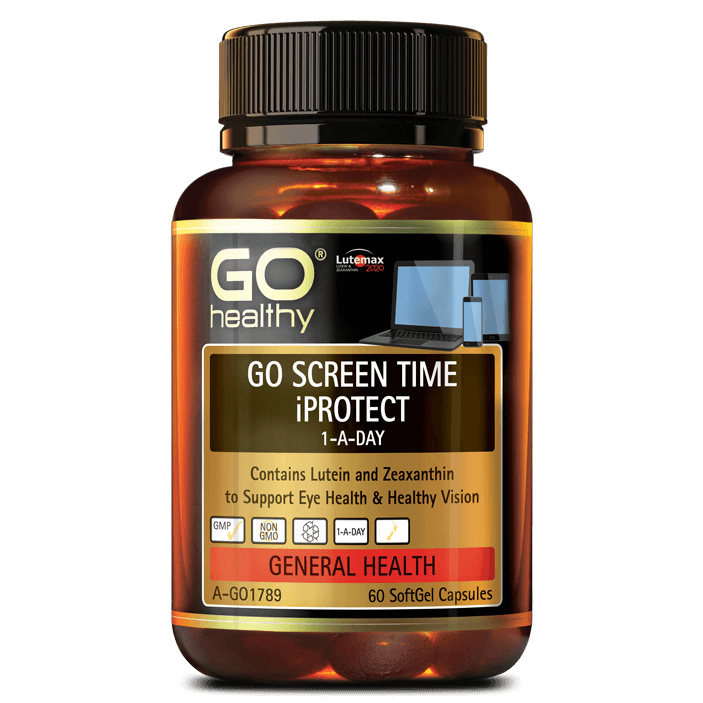 GO Healthy экран TIME iPROTECT 1-A-DAY - 60 капсул мягкого геля-Сделано в Новой Зеландии