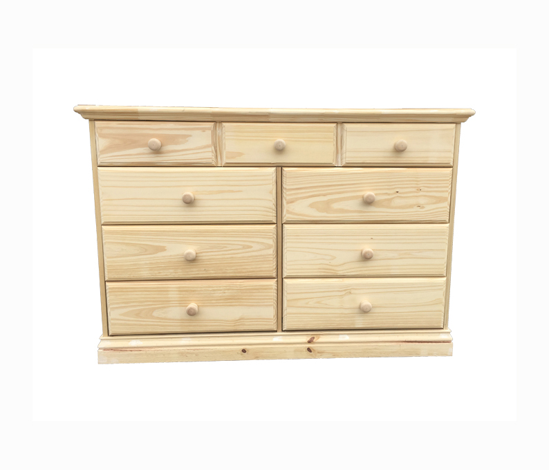unfinished wood changing table dresser