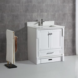 Single Sink Bathroom Vanity With Marble Top