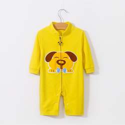 Zip-up teddy bear impresso OEM por atacado romper algodão de qualidade Premium