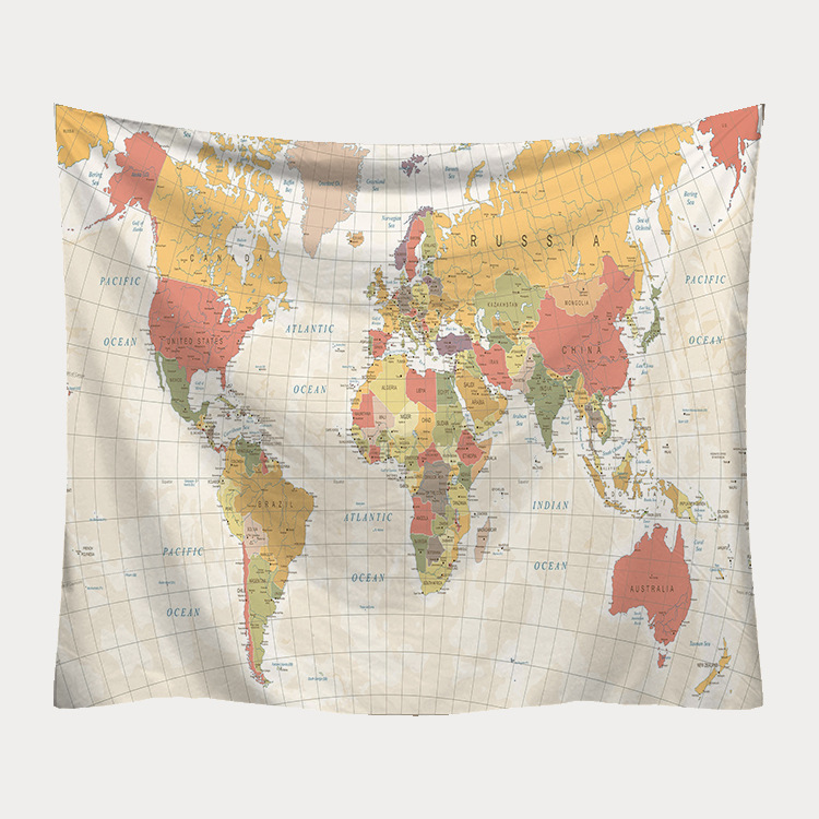 Дерево жизни слон лев кактус Таро цитаты Инь Ян карта гобелен