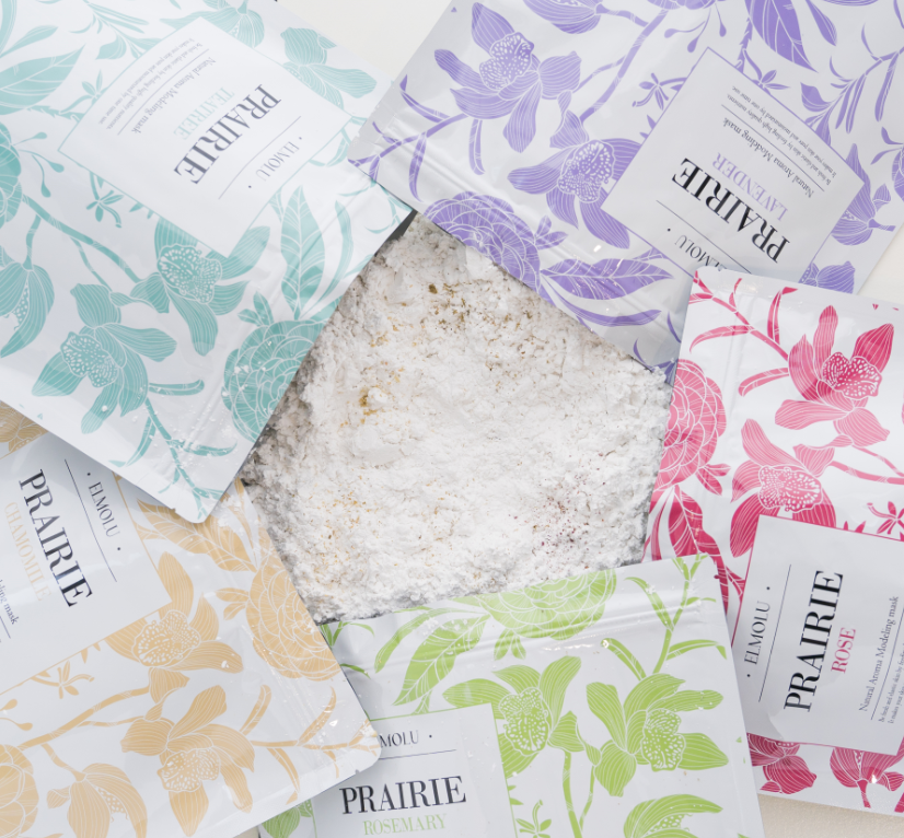 Приватный лэйбл Корейская красоты органические бледно-лиловый лепесток, обладает отбеливающим эффектом, шелушиться Моделирование лица порошок желе маска