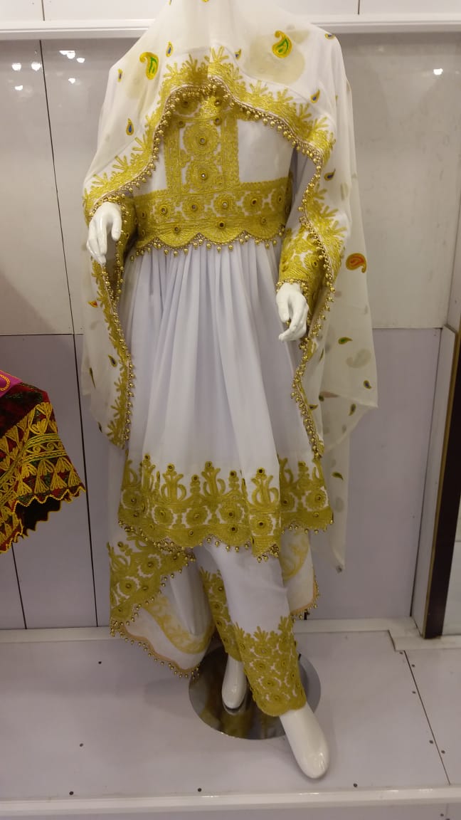 Customized Handmade Kuchi Tribal Afghan Dress
