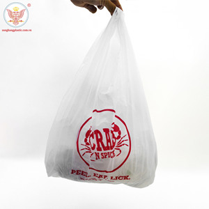 small plastic thank you bolsas