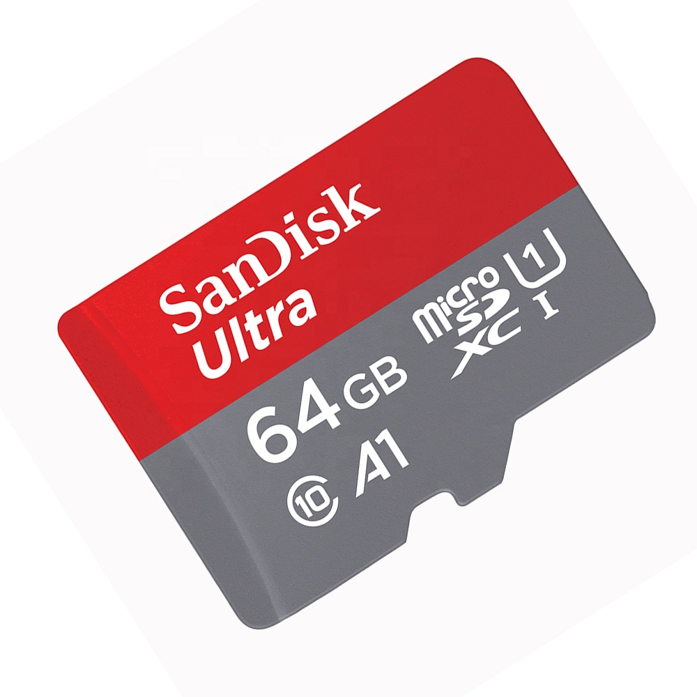 Оригинальная карта памяти SanDisk Ultra UHS-I A1 класс 10 Micro SD карта без адаптера флэш-карта памяти SDXC карта 64 ГБ