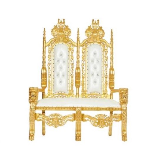 Double Lion King Throne Chair cheap price