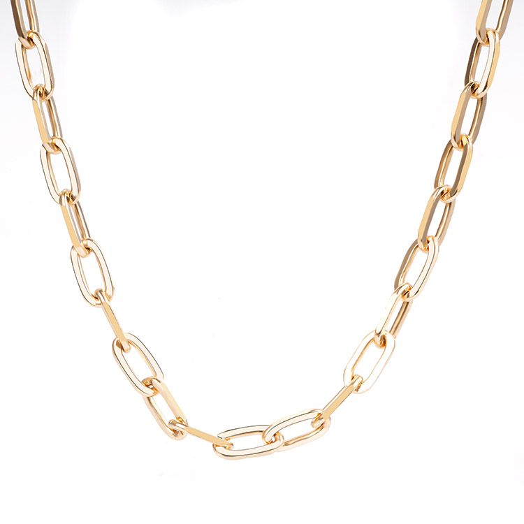 Santos De Cartier Silver/Pink Gold Thick Chain Necklace For Women/Men  Online Shopping Sale India