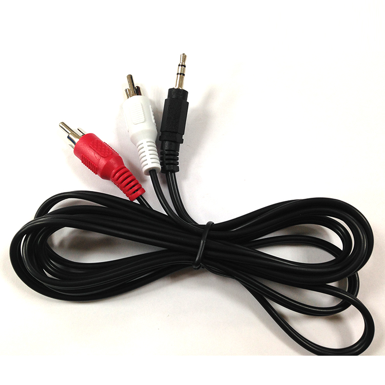 3,5 mm a RCA Adaptador 3PCS tabletas Cable de v/ídeo de 3,5 mm a RCA AV para videoc/ámara MP3 Altavoces Cable de Audio est/éreo y v/ídeo AUX para Smartphones Cine en casa