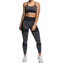 2020 New Arrival Custom Logo High Quality Fitness Gym Wear Seamless Yoga Leggings and Bras Set
