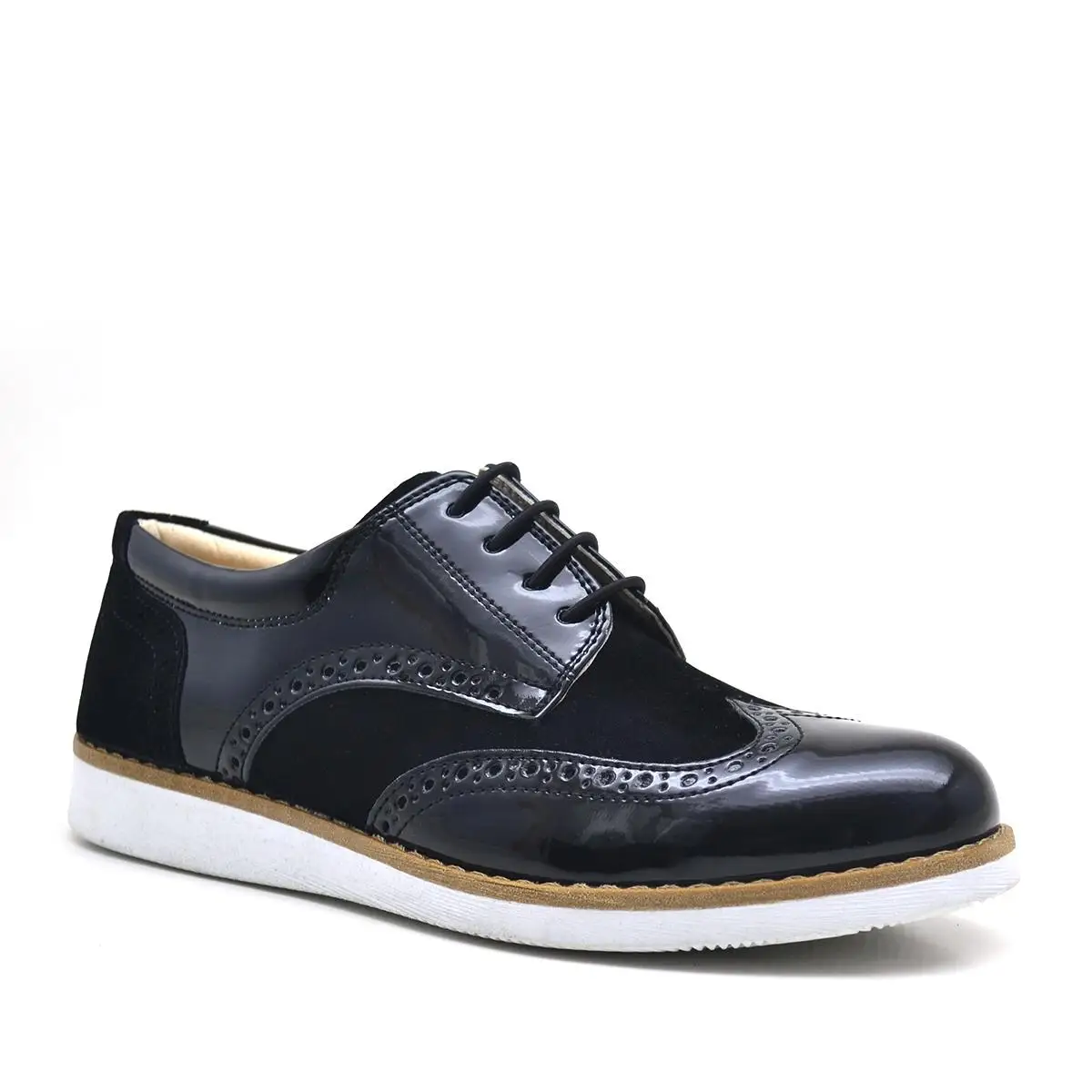 Новый дизайн 2020, белые школьные туфли для мальчиков, оксфорды для свадьбы