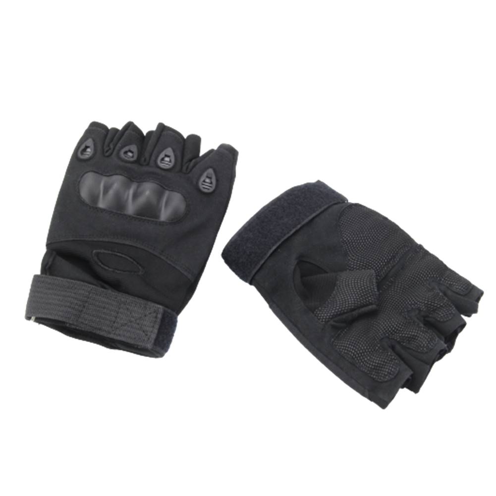 Военные тактические мужские перчатки с открытыми пальцами защита от скалолазания износостойкие Нескользящие простая версия