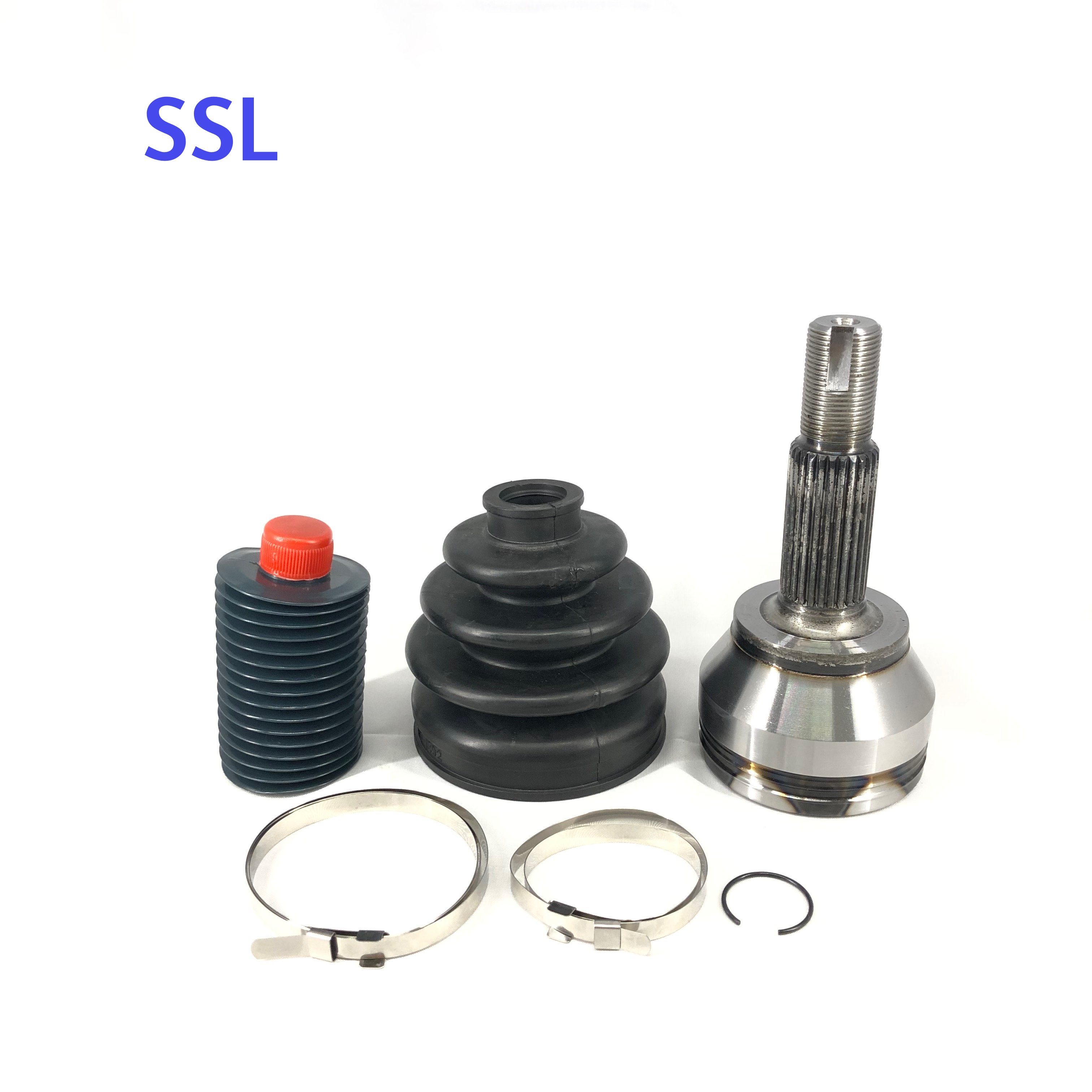 CV Joint Boot Cover Outer Driveshaft CV Boot Q-Drive Universal Stretchy Silicone CV Boot Kit With Grease For All Makes Models
