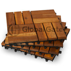 Vietnamese Typical Standard Size 300x300 Interlocking Wood Deck Tiles Cheap