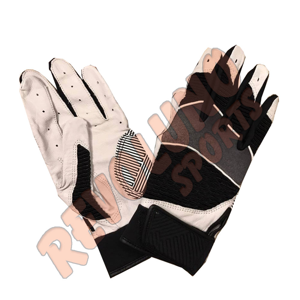 Customized Premium Printed Grip Patch Batting Gloves