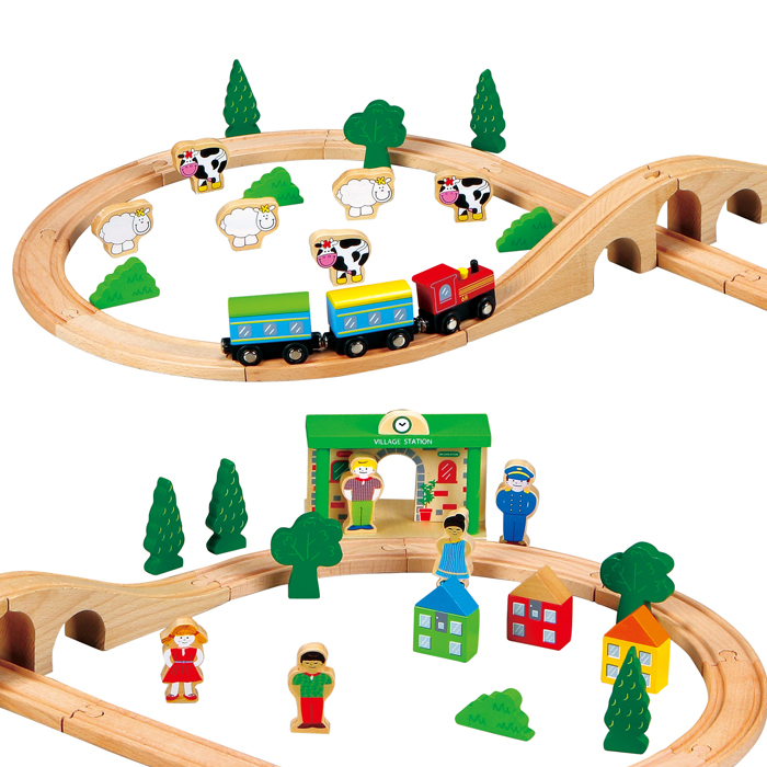 best wooden train
