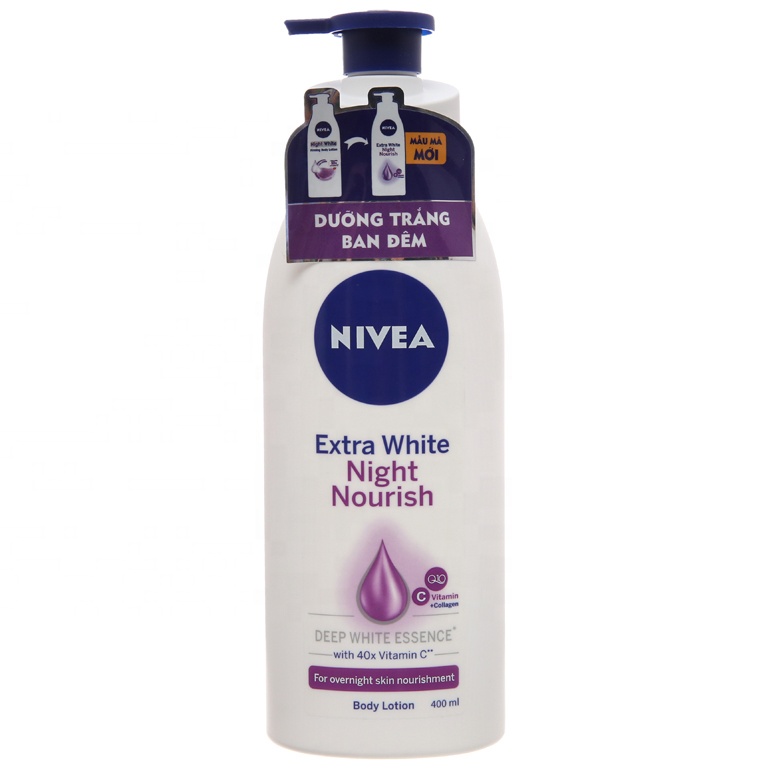nivea white night nourish
