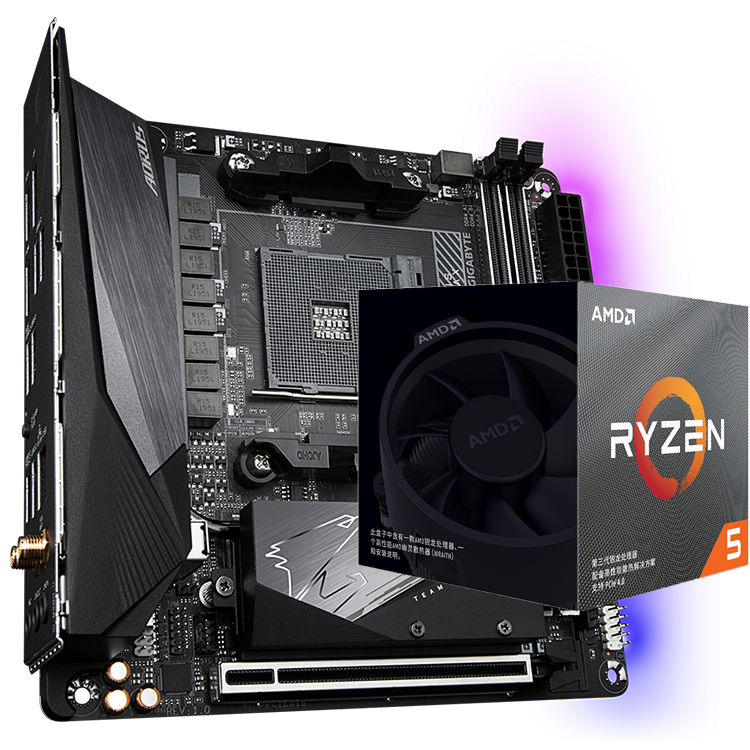 GIGABYTE B550I AORUS PRO AX AMD AM4 ITXゲーム使用