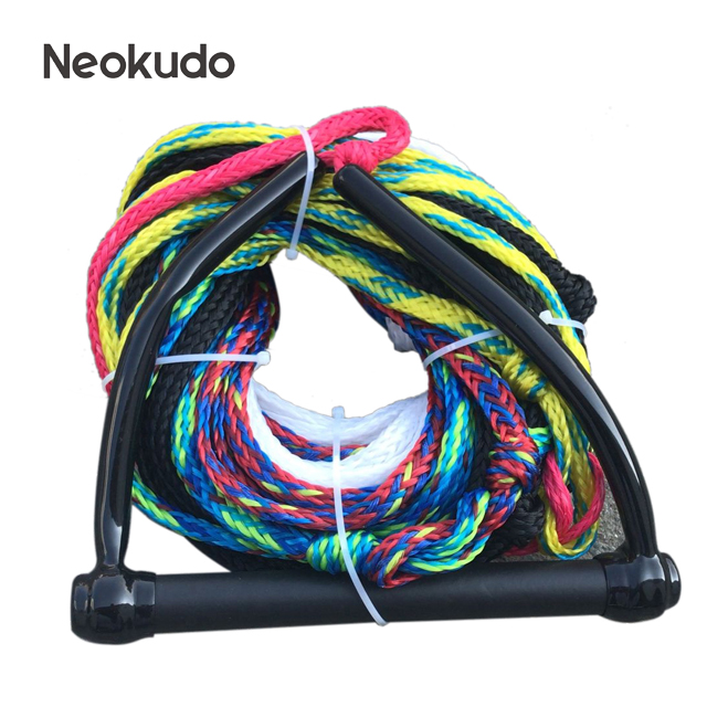 1 节水上滑雪绳 wakeboarding 和 kneeboarding 与 eva 手柄