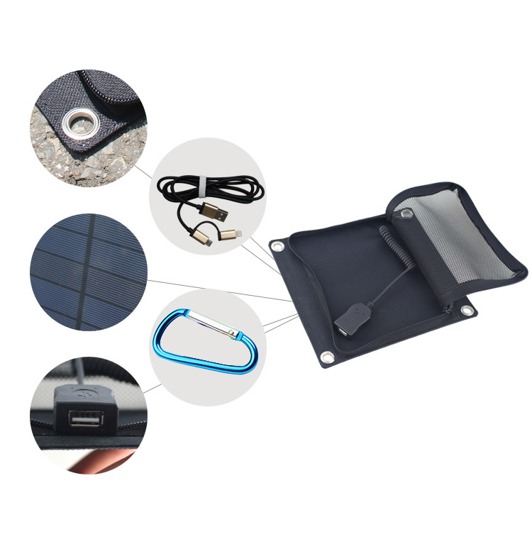 Flexsolar Мини Размер 3,5 w 5V PET солнечная панель с USB