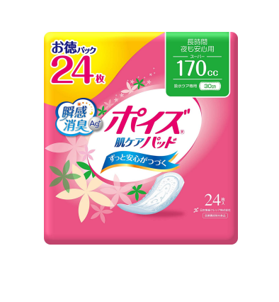 Равновесие по уходу за кожей pad в течение долгих часов и ночей 170cc значение на ногти, 24 листа (для женщин свет утечку мочи) Сделано в Японии