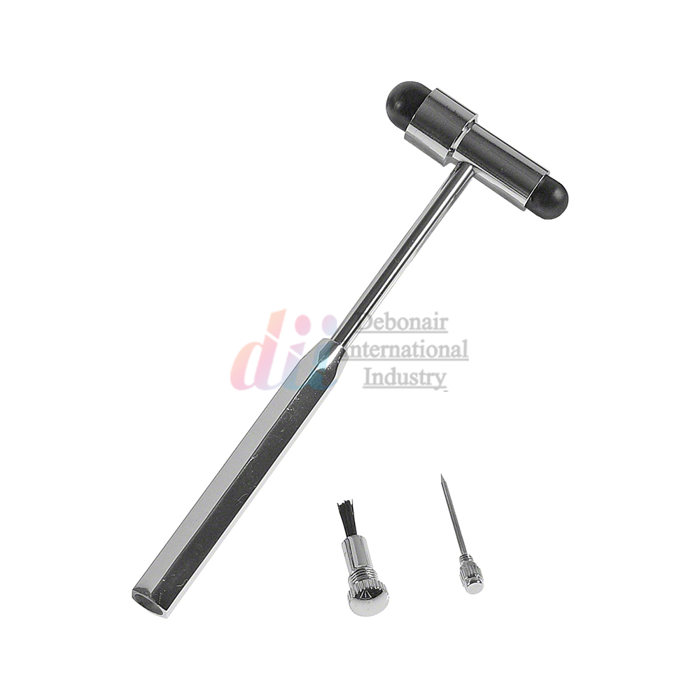 Медицинская диагностика, неврологический понижающий молоток с щеткой и иглой