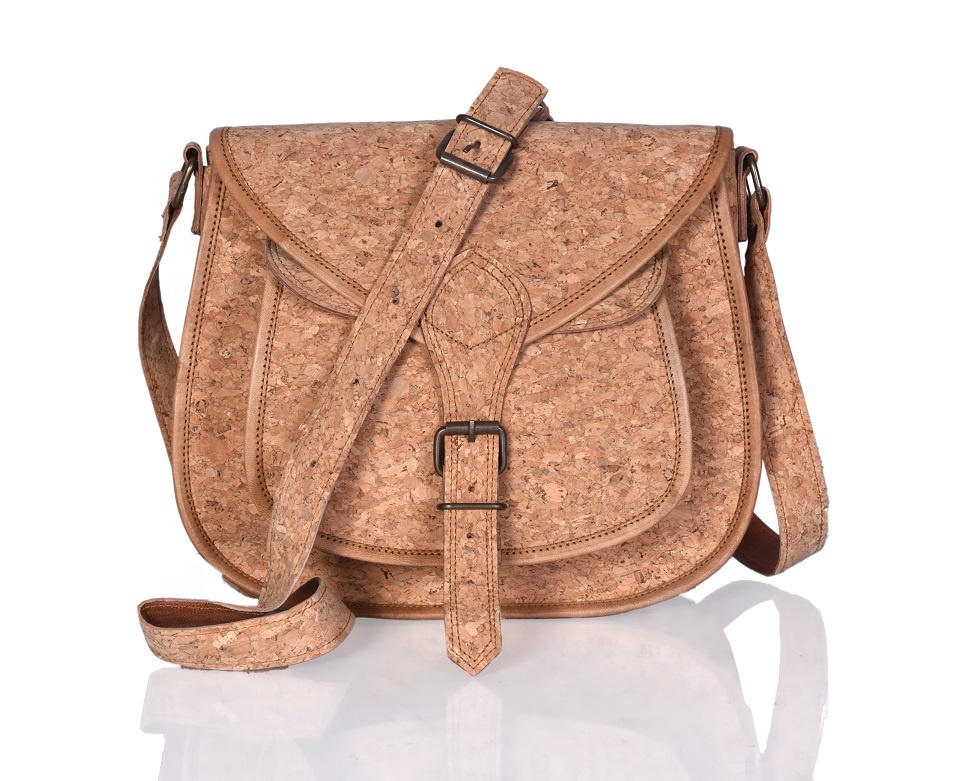 生态友好的天然皮革手提包葡萄牙软木手袋 - buy cork handbags,cork