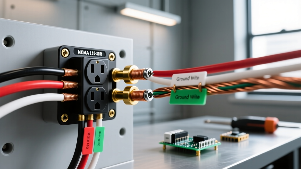How to Wire a 3 Phase Electrical Outlet: NEMA L15-30R Step-by-Step