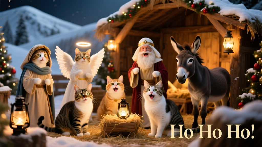 9 Cats in Nativity Scenes That'll Make You Ho Ho Ho With Laughs