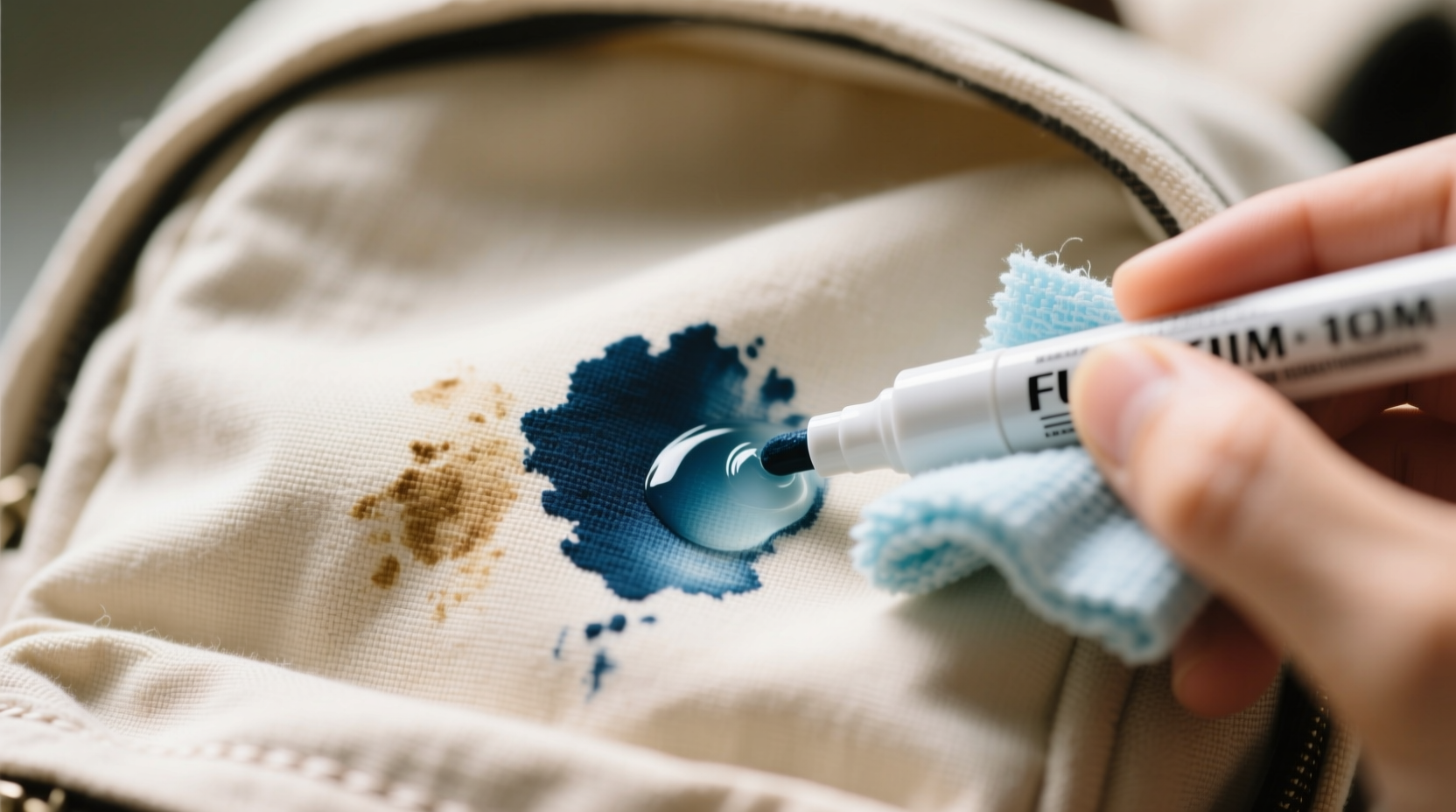 how to remove permanent marker from cotton backpack