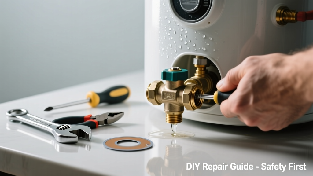 Fixing a Leaking Pressure Relief Valve on Kitchen Water Heater