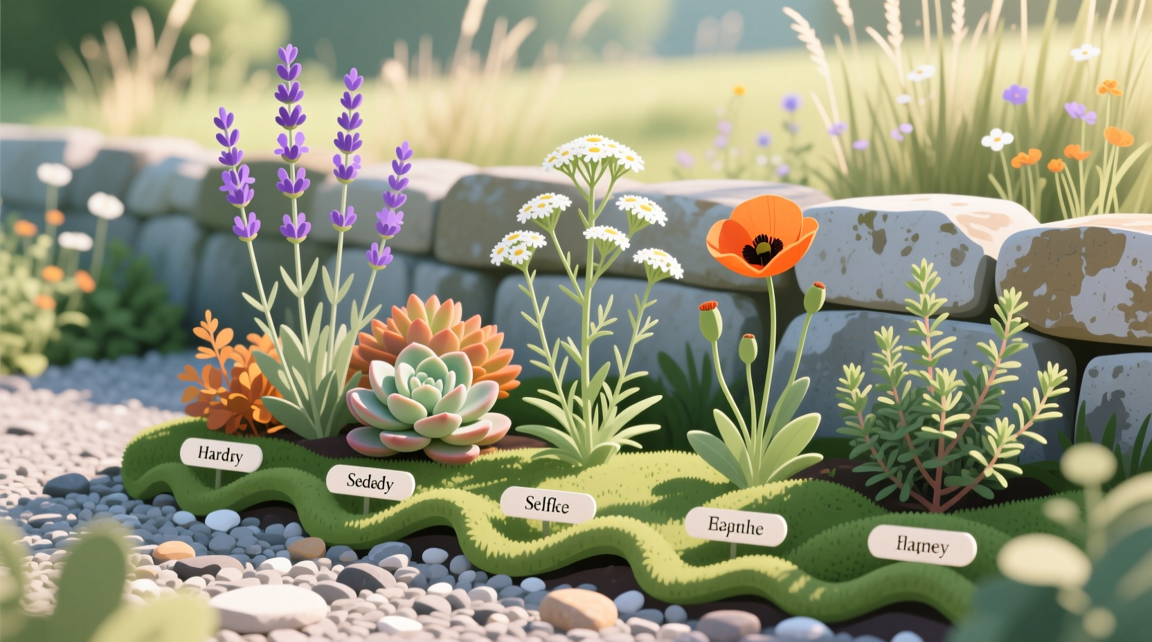 best low maintenance flowers for garden