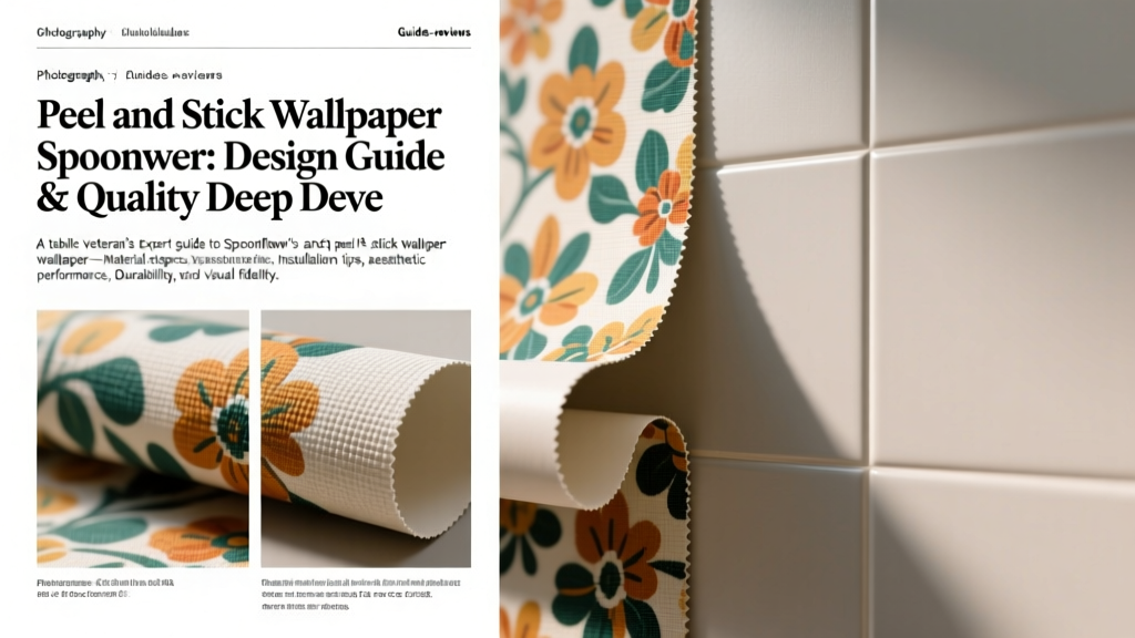 Peel and Stick Wallpaper Spoonflower: Design Guide & Quality Deep Dive