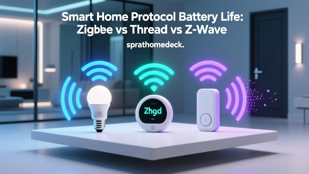 Smart Home Protocol Battery Life: Zigbee vs Thread vs Z-Wave