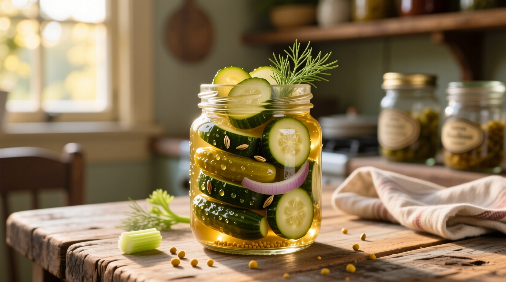 Bread and Butter Zucchini Pickles: Science-Backed No-Canning Method