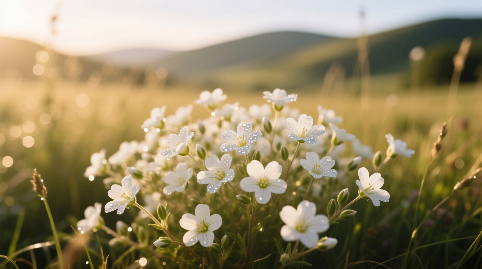 annual small white flowers
